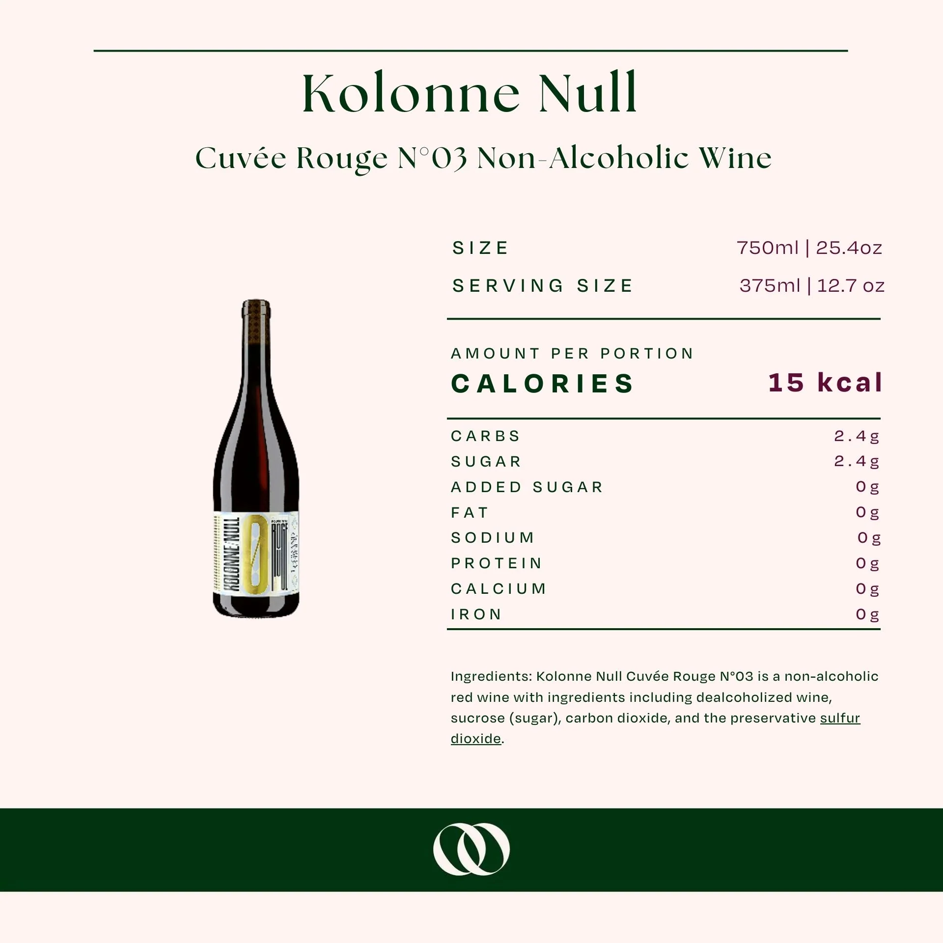 Kolonne Null Cuvée Rouge N°03 Non-Alcoholic Wine - Image 3