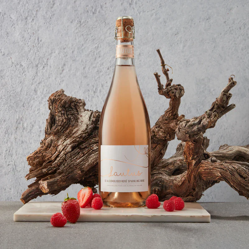 Lautus Non-Alcoholic Sparkling Rosé Wine - Image 2