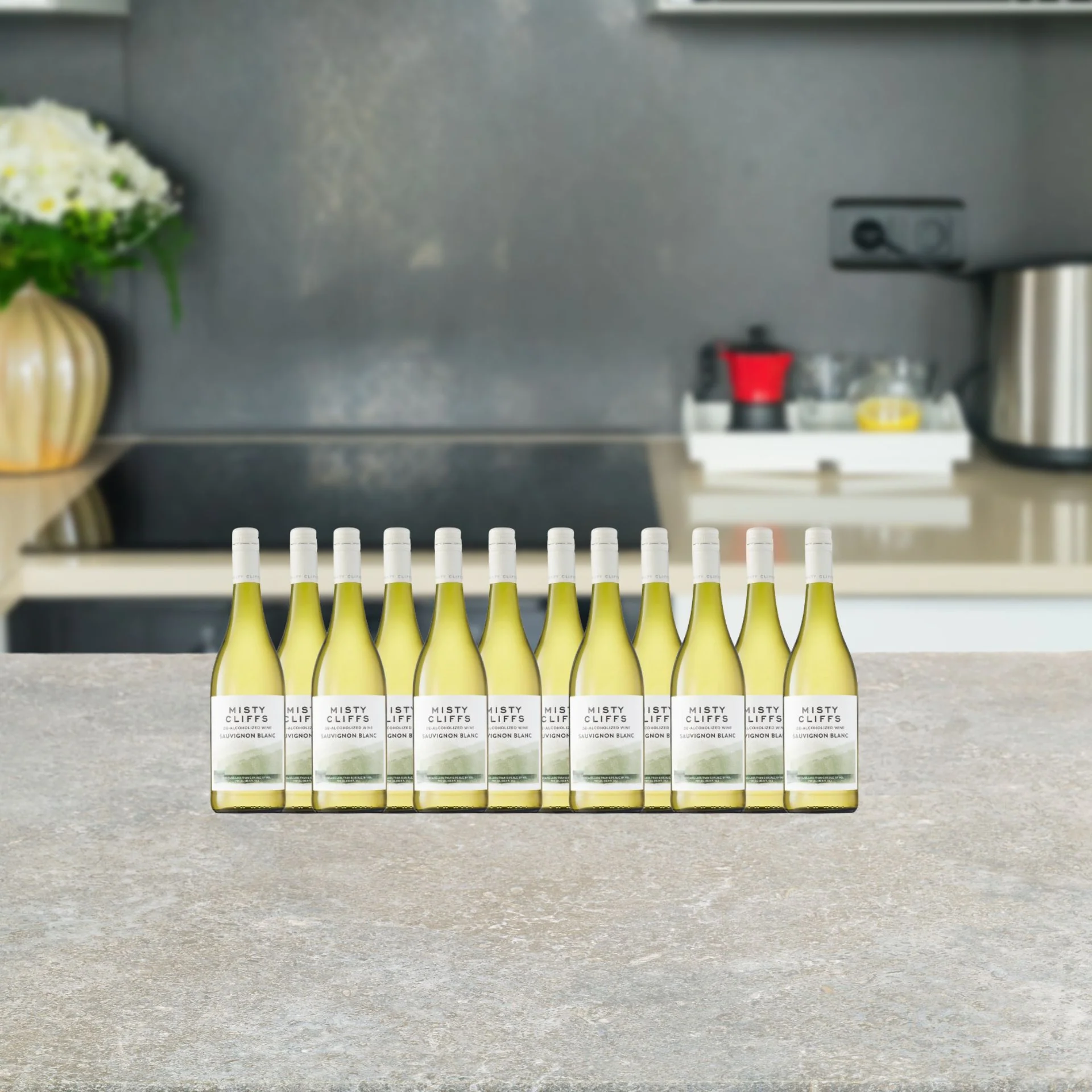 Misty Cliffs Non-Alcoholic Sauvignon Blanc - Case - 12 Bottles - Image 2
