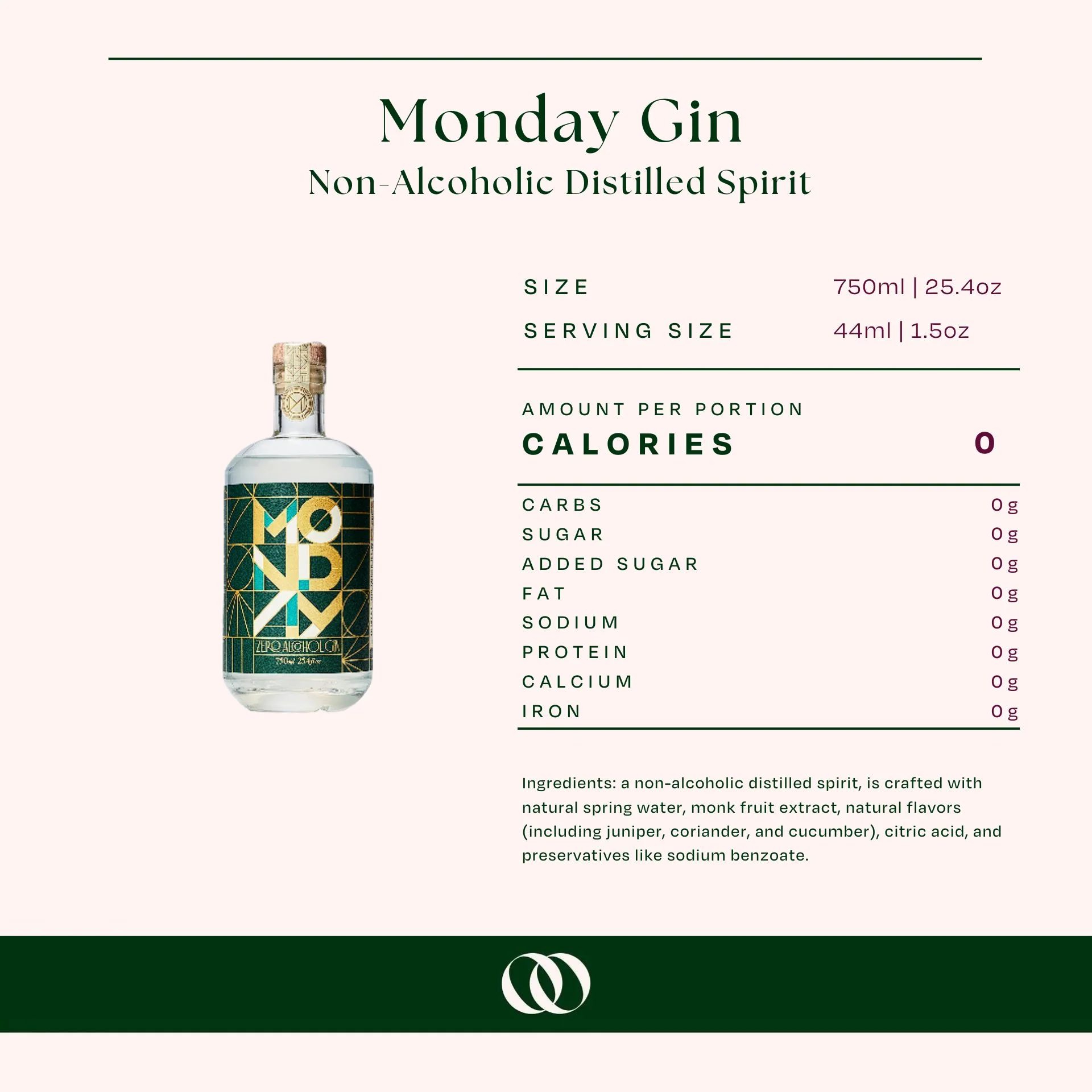 Monday Gin - Non-Alcoholic Distilled Spirit - Image 3