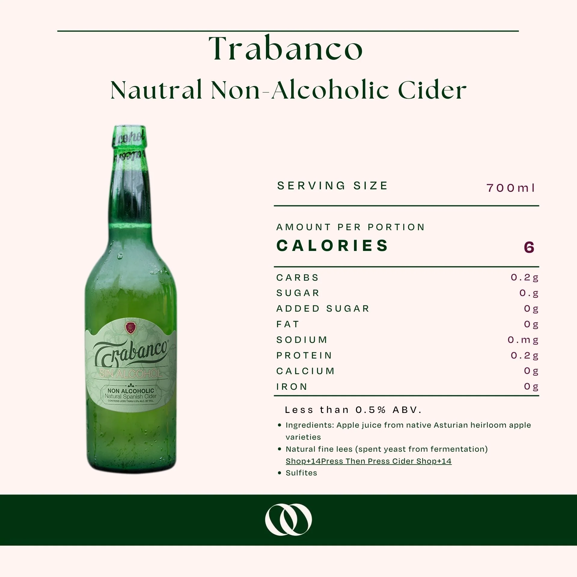 Trabanco - Nautral Non-Alcoholic Cider - Image 3
