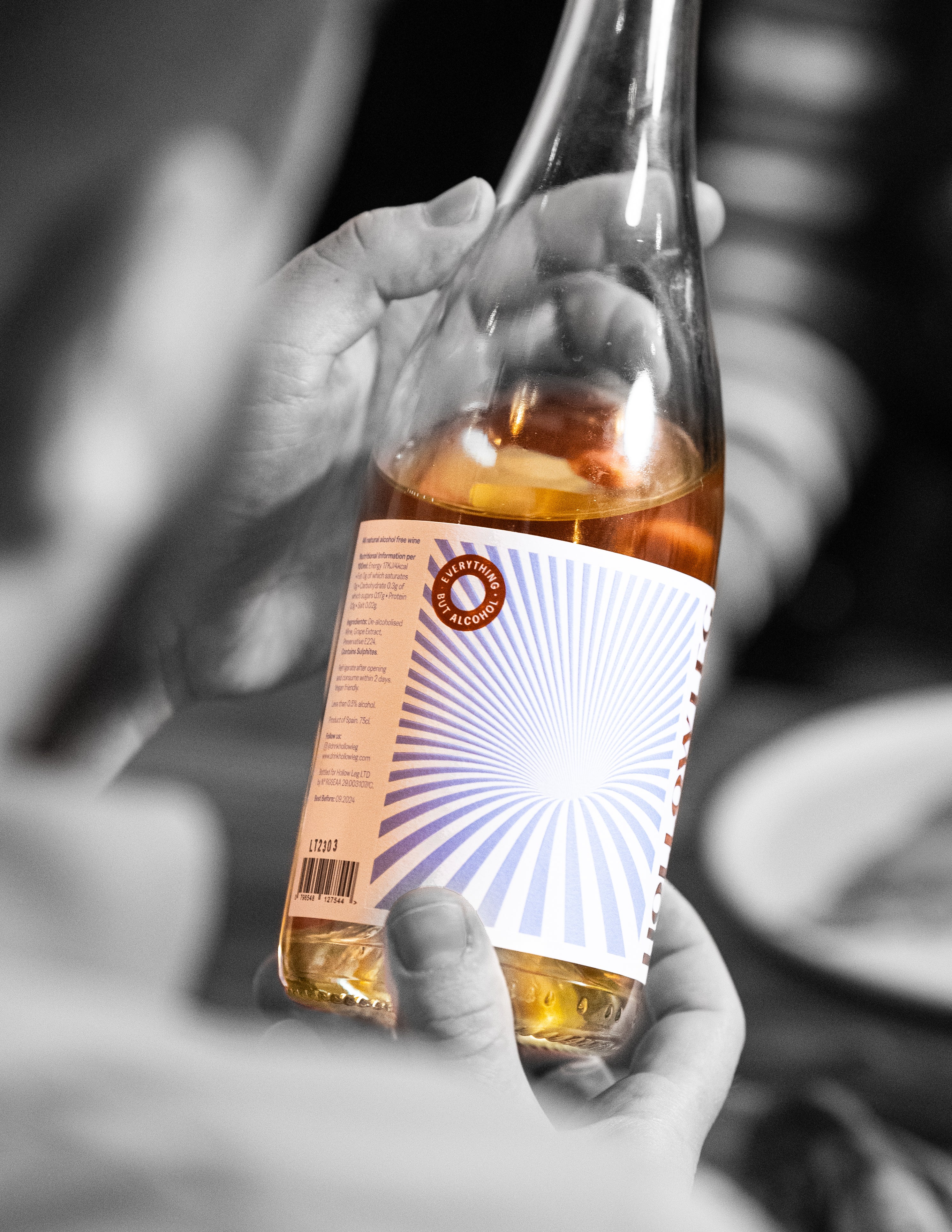 SUNNYSIDE - Hollow Leg - Sparkling White Cuvée - Non-Alcoholic Sparkling Wine - Image 3