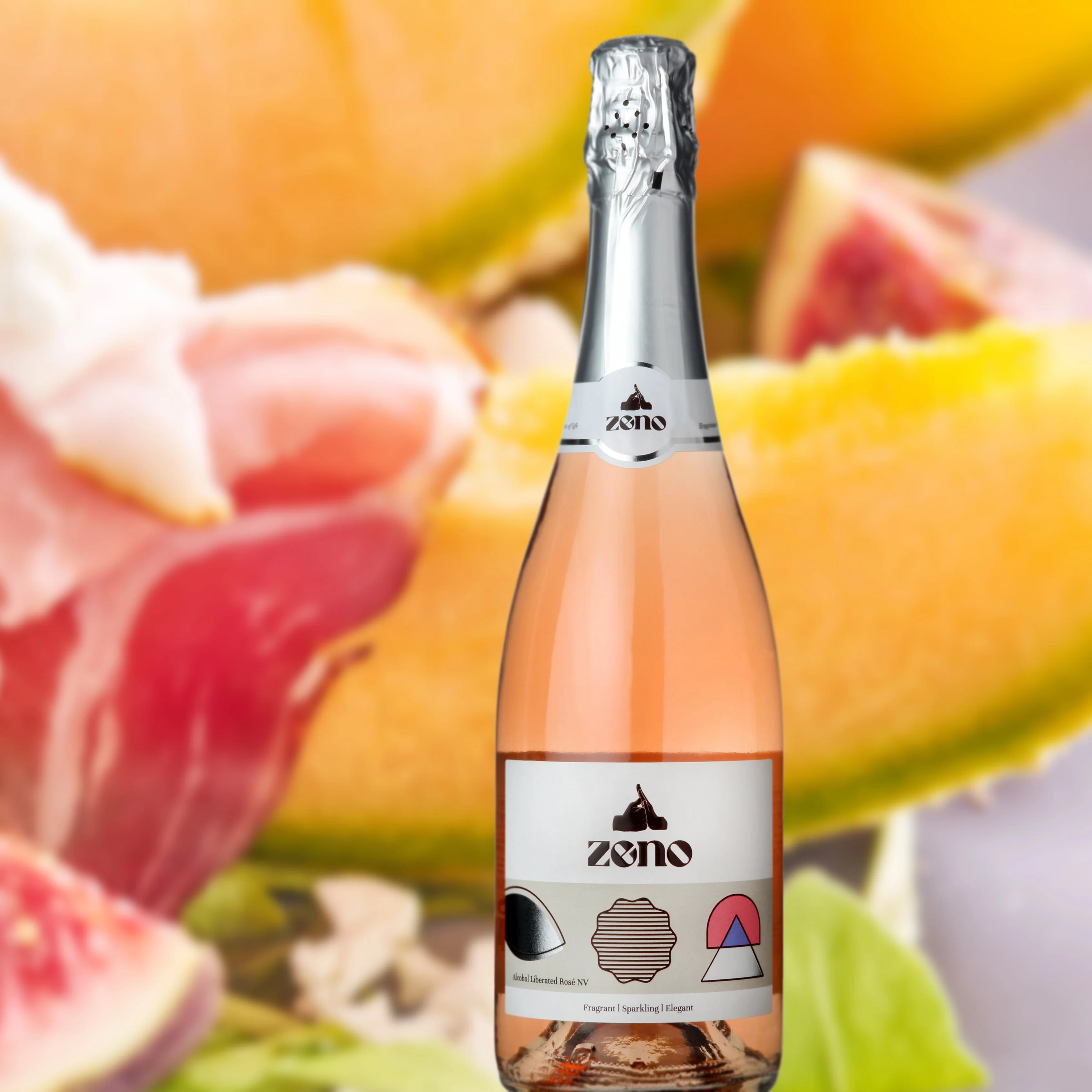 Zeno - Sparkling Rosé Non-Alcoholic Wine - 750ml - Image 3